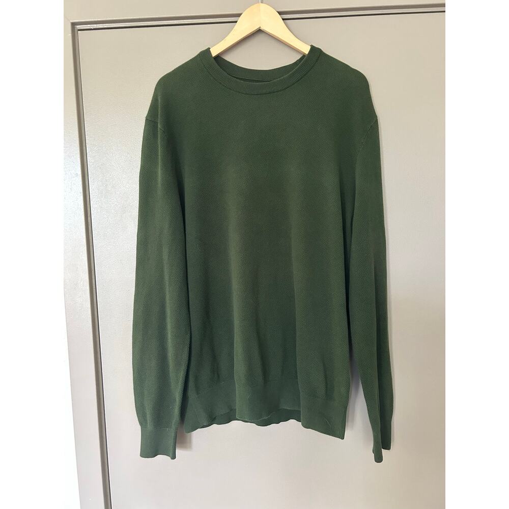 These Glory Days Scandinavian 100% organic cotton Green Crewneck Textured casual